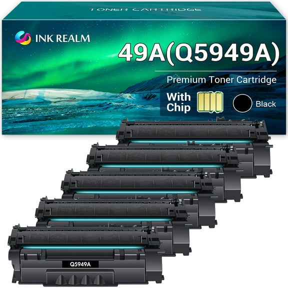 Cool Toner Compatible Toner Replacement for HP 49A Q5949A High Yield (Black, 5-Pack)