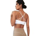 thumbnail image 3 of Chaleco de yoga para mujer, hermoso sujetador deportivo cruzado en la espalda, accesorio interior para entrenamiento de baile y fitness, 3 of 5