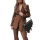 thumbnail image 3 of Conjunto de chaqueta + pantalón de temperamento a la moda de alta calidad para mujer de 2 piezas (bolsa no incluida), 3 of 4