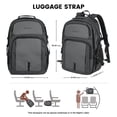 thumbnail image 3 of Smicure Travel carry on Backpack Laptop Business 18 Inch Business Anti Theft Slim Sturdy College School Computer Bag.Gray, 3 of 8