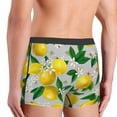 thumbnail image 4 of Kdxio Men's Boxer Briefs with Lemon1 Print - Comfortable and Breathable Underwear for Everyday Wear, 4 of 7