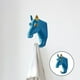 thumbnail image 5 of Gancho de pared autoadhesivo moderno para colgar abrigos, sombreros, bolsos, decoración de baño Caballo, 5 of 7