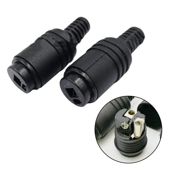 Clupup 2-Pin DIN Wire Connectors 2-Pin DIN Speaker Plug Socket Audio Connector