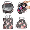 thumbnail image 2 of Pioneer Flower Floral Print Pattern Drawstring Lunch Bag Women - Drawstring Lunch Bag Insulated for Work Office - Stain-Resistant Large Lunchbags for Women with Multi-Pockets, 2 of 6