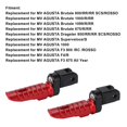 thumbnail image 4 of Motorcycle Front Footrests Aluminium Alloy Anti Slip Replacement for MV AGUSTA Brutale 800 RR RR SCS ROSSORed, 4 of 5