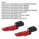 thumbnail image 4 of Motorcycle Front Footrests Aluminium Alloy Anti Slip Replacement for MV AGUSTA Brutale 800 RR RR SCS ROSSORed, 4 of 5