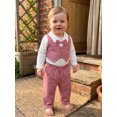 thumbnail image 4 of RUINIXCW Baby Boys Fall Outfit, Plaid Long Sleeve Romper with Pants and Bow Tie, 4 of 8