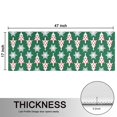 thumbnail image 5 of Kitchen Rugs Sets Of 2,Green Christmas Tree and Snowflake Pattern Anti Fatigue Kitchen Mat Rugs Non Slip Washable,Decorative Kitchen Floor Mats for Kitchen,Sink,Laundry,17"X47", 5 of 5