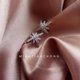 thumbnail image 4 of clips para las orejas Pendientes de diamantes Single Star Non Piercings925 para uso diario, 4 of 4