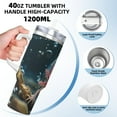 thumbnail image 3 of KLL Bubbles Axolotl Fantasy Print 40oz Stainless Steel Insulated Car Cup Coffee Mug with Spillproof Lid - Keep Your Drink Hot or Cold on the Go, 3 of 8