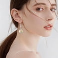 thumbnail image 5 of DIY Blank Dome 304 Stainless Steel Dangle Earring Making Kits Stainless Steel Color 34mm Tray: 10mm 20 Gauge Pin: 0.8mm, 5 of 5