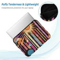 thumbnail image 2 of FORMRS 13-13.3 inch Laptop Sleeve Case Soft Carrying Quilted Computer Bag Cover, Futuristic Sun, 2 of 7