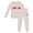 Beige, variant on CPNG Boys Girls Home Clothing Nightwear Set Heart Print Long Sleeve Crewneck T Shirt and Pants 2 Pcs Outfits Set(Light Blue,6-7 Years)