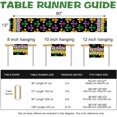 thumbnail image 3 of Mardi Gras Fleur De Lis Table Runner, New Orleans Carnival Kitchen Dining Table Decoration, Masquerade Burlap Indoor Outdoor Home Decor Party Supply 13.8 x 90 Inches, 3 of 6
