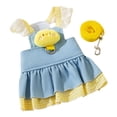thumbnail image 3 of Ropa para mascotas con anillos en D, vestidos para mascotas, disfraces para fiestas navideñas, accesorios para fotos, vestidos de princesa para gatos, S, 3 of 8