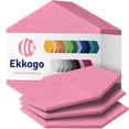 thumbnail image 1 of Paneles acústicos Ekkogo de pared insonorizados, paquete de 12 unidades, 35,56 x 30,73 x 1 cm, 1 of 6