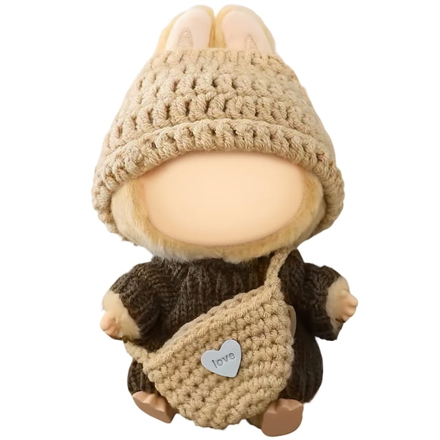 Set de ropa Clap&Leap ZL-D001 para muñeca de 17 cm: sombrero y mono