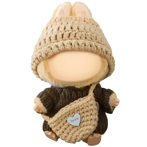 Set de ropa Clap&Leap ZL-D001 para muñeca de 17 cm: sombrero y mono