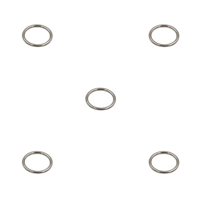Anillos de organización Bewildely 10 piezas Gris