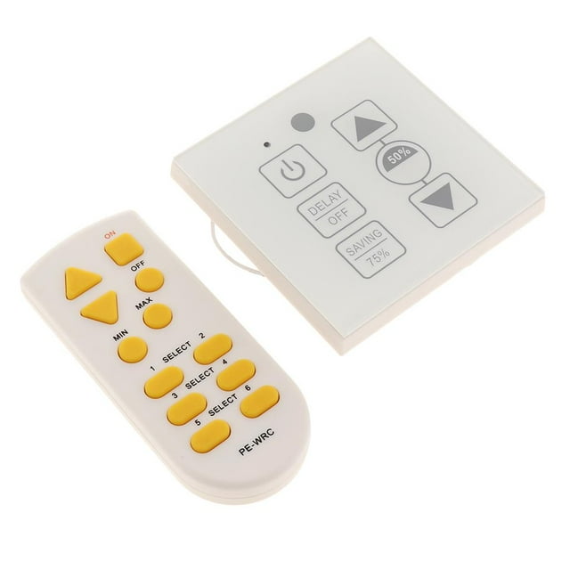 Interruptor de telemando shamjiam Regulador de luz LED Inalámbrico 150W Interruptor de atenuación LED táctil