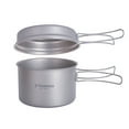 thumbnail image 2 of Juego de ollas y platos de titanio TOMSHOO Olla de titanio puro, 2 of 8