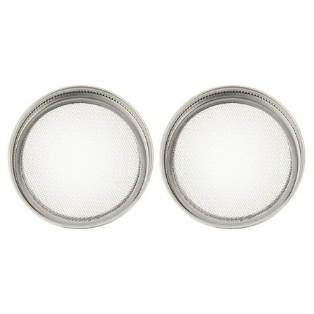 PBPBOX 2Pcs Sprouting Jar Lid Strainers Made of Food Grade Stainless Steel for Kitchen