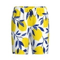 thumbnail image 4 of Wukai Tropical Lemon Men’s Short Pajama Pants With Pockets Soft Sleep Pj Shorts for Men-X-Large, 4 of 6