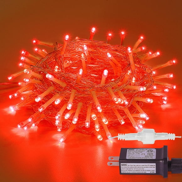 Cadenas de luces MYGOTO 10m 100 LEDs luces de hadas impermeables rojas