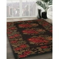 thumbnail image 2 of Ahgly Company Indoor Round Traditional Red Medallion Area Rugs, 4' Round, 2 of 6