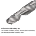 thumbnail image 3 of Unique Bargains M8 x 1.25 Uncoated High Speed Steel Combination Drill Tap Bit 2.83' Length, 3 of 6
