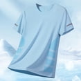 thumbnail image 2 of Dagaeig Short Sleeve Shirts for Men Summer Pullover Athletic Casual Plain Workout Moisture-Wicking Mens T-Shirts Outdoor, 2 of 9
