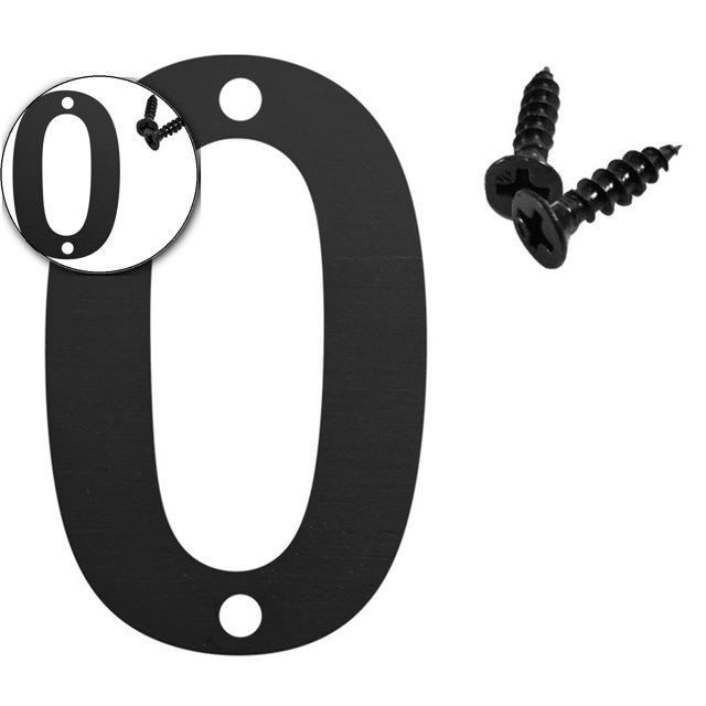 Dvruxg Metal Door Numbers, Home Address Numbers, Metal Outdoor Mailbox Number, Address Letters, Modern Metal Numbers Letters for Homes, Apartments, Hotels, Garages, Farms (3.5 Inches)