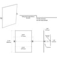 thumbnail image 3 of Gatco Jewel 31.5" Frameless Rectangle Mirror, Satin Nickel, 3 of 3