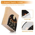 thumbnail image 5 of Yayeee Napkin Holder for Table Set of 2 Kitchen Paper Tissue Organization, Black Halloween Dancing Skeleton, 5 of 8