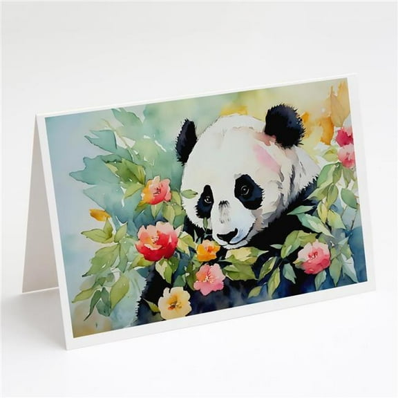 0.01 x 5 x 7 in. Panda Greeting Cards - Pack of 8