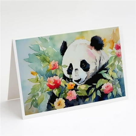 0.01 x 5 x 7 in. Panda Greeting Cards - Pack of 8