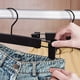 thumbnail image 4 of 10 perchas para pantalones, diseño antideslizante de plástico y metal, para faldas, pantalones, pantalones vaqueros brillar Electrónica, 4 of 5