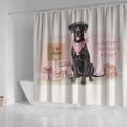 thumbnail image 4 of Happy Mother's Day Great Dane Love Dog Mom Heart Flower Shower Curtain Danes Dog Lover Gifts Waterproof Bathroom Bathtub Curtain - 12004, 4 of 5