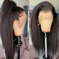 thumbnail image 1 of Transparent DOPI Straight Lace Front Wig Pre Plucked DOPI Brazilian 13x6 Lace Closure Human Hair Wig For Woman Natural Hairline, 1 of 5