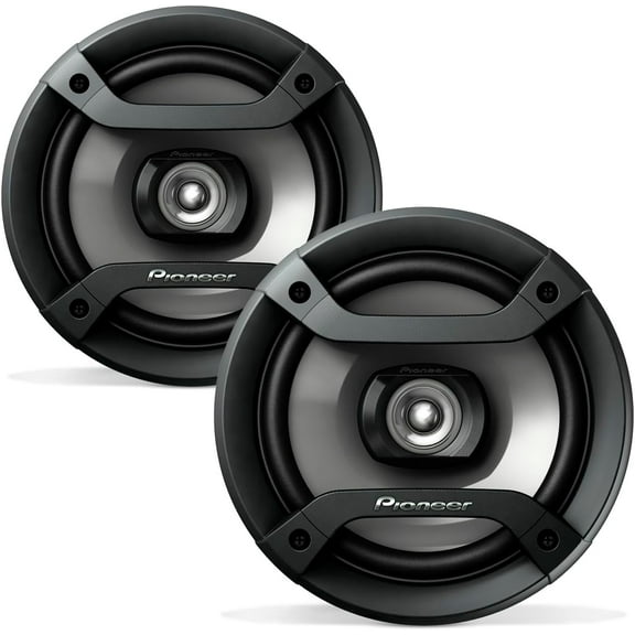 Kocbelle TS-F1634R 2-Way Coaxial Car Audio Speakers Full Range 6.5" Round Speakers 200W Max Enhanced Bass Response Easy Installation Black Car Speakers