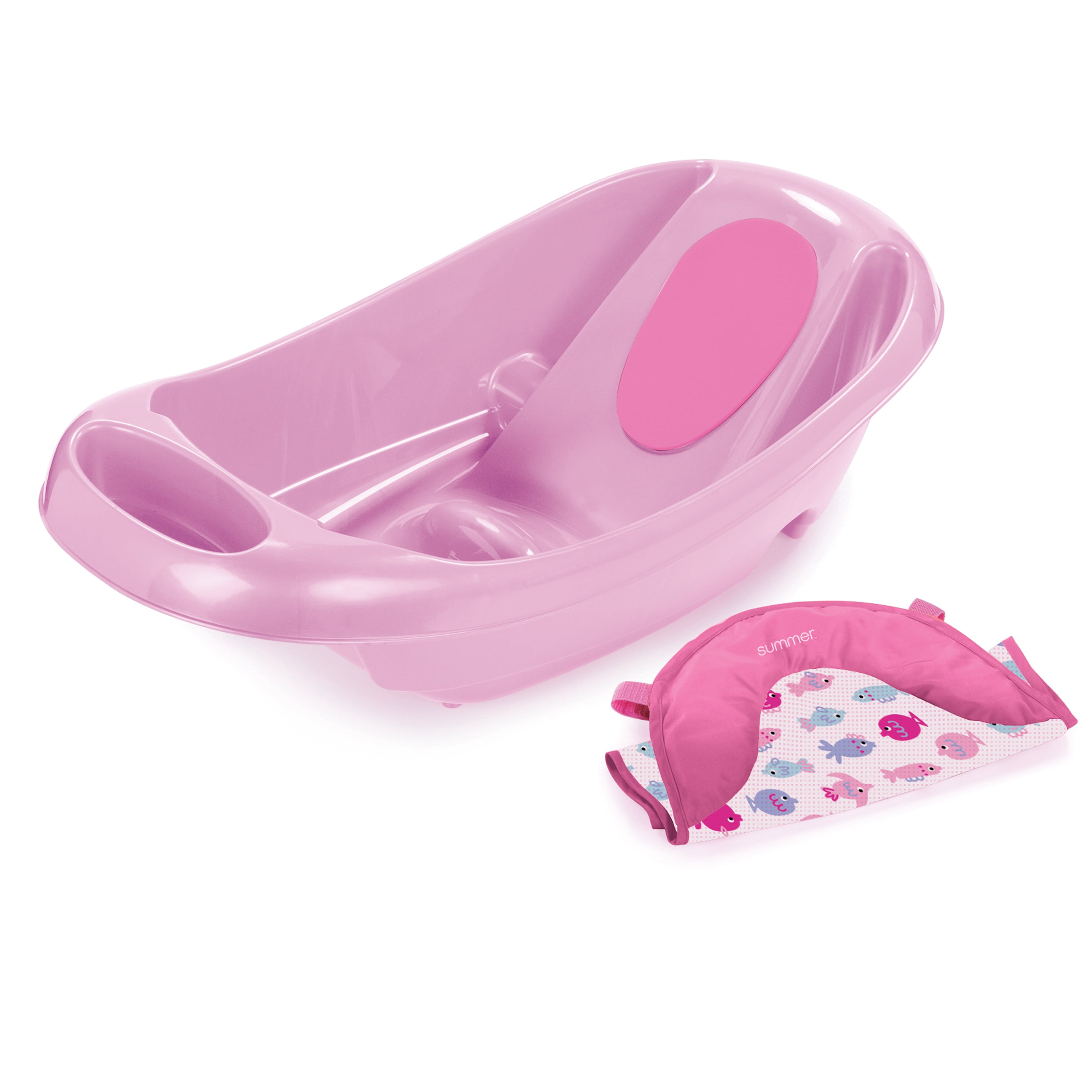 Pink baby sale bath tub walmart