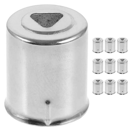WHAMVOX  10 Pcs Magnetron Emitter Microwave Oven Cap Parts Cover Silver