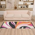 thumbnail image 2 of Yayeee Runner Rug for Bedroom 2'x6' Machine Washable Hallway Non Slip Mat, Swirling Circles, 2 of 8