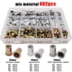 thumbnail image 2 of Juego surtido de Tuercas de remache de cabeza plana de aluminio, acero al carbono y acero inoxidable, M3, M4, M5, M6, M8, 205 A2-70, 1 caja de 70/402/304 Uds., 2 of 4