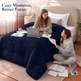 thumbnail image 3 of Utopia Bedding Twin Comforter Duvet Insert, All-Season Lightweight Down Alternative with Corner Tabs, Navy, 64 x 88 in, 3 of 9