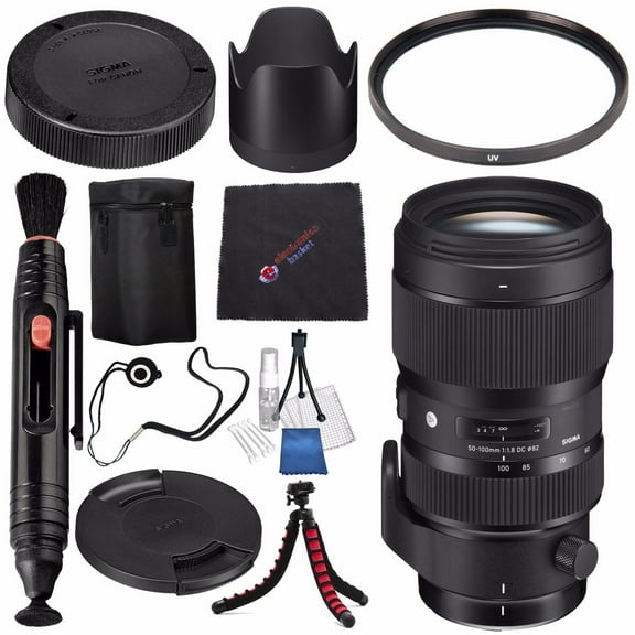 Sigma 50-100mm f/1.8 DC HSM Art Lens for Nikon F #693955   Lens Pen Cleaner   Microfiber Cleaning Cloth   Lens Capkeepe