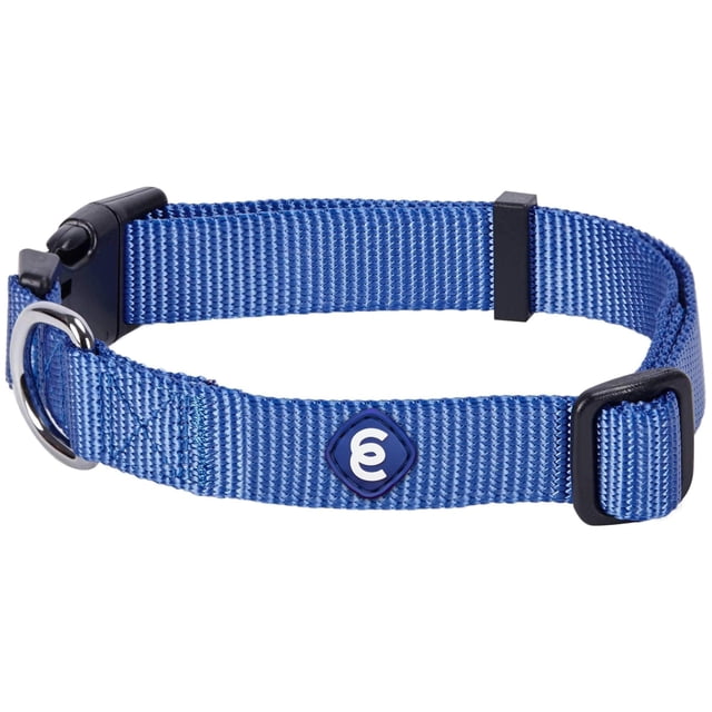 Collar para perro Blueberry Pet, azul, ajustable, de nailon, talla extra pequeña