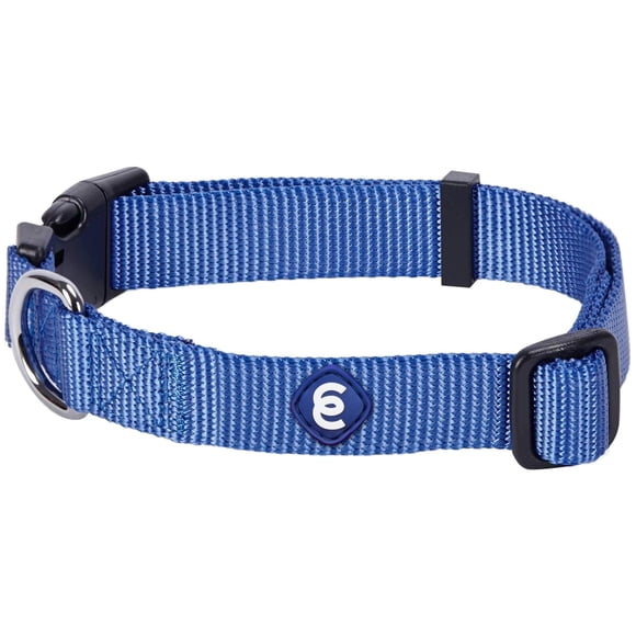 Collar para perro Blueberry Pet, azul, ajustable, de nailon, talla extra pequeña