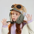 thumbnail image 2 of Karoyedx Winter Children'S Scarves Outdoor Fleece Lined Warm Hat For Boys And Girls With Ear Goggles Integrated Hat AG Size,One Size, 2 of 7