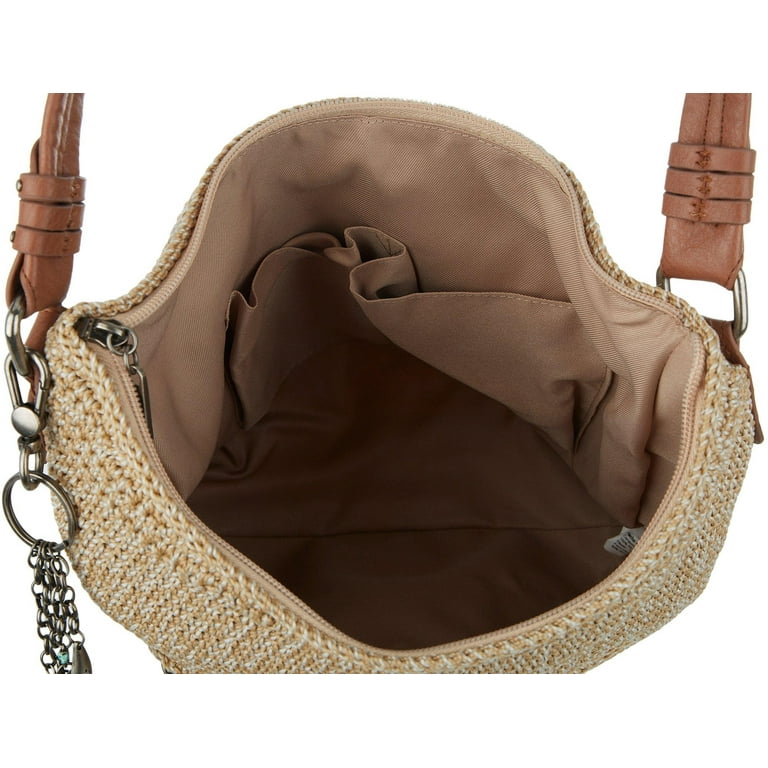 The Sak Sequoia Hobo Bag Hand Crochet Bamboo Static